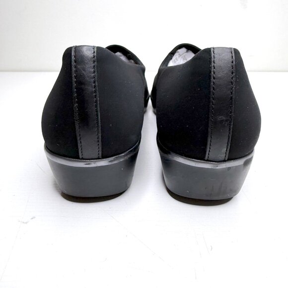 SAS Bliss Slip On Wedge Comfort Flex Fabric Non Slip Womens 9.5 M Black - Picture 3 of 9